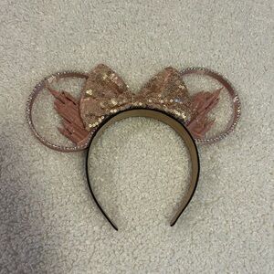 Sequin Castle Ears Headband - Pink